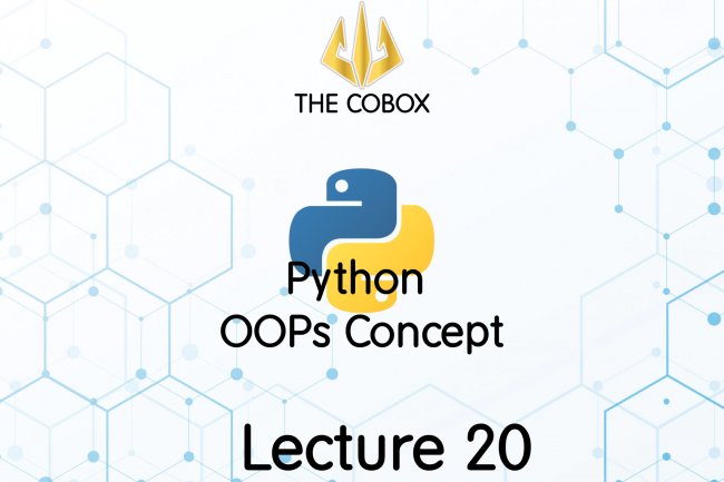 OOPs Python | Lecture 20