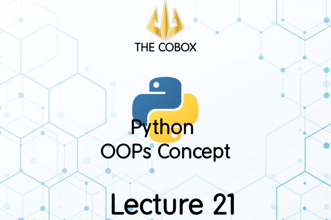 OOPs Python | Lecture 21
