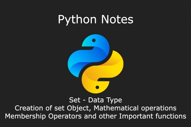 Set | Data Type | Notes by DurgaSoft | #Python #Durgasoft #set